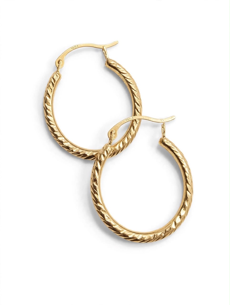 Vintage Hoop 14k pure Gold