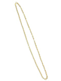 Flat Oval Link Chain 10k Pure Gold