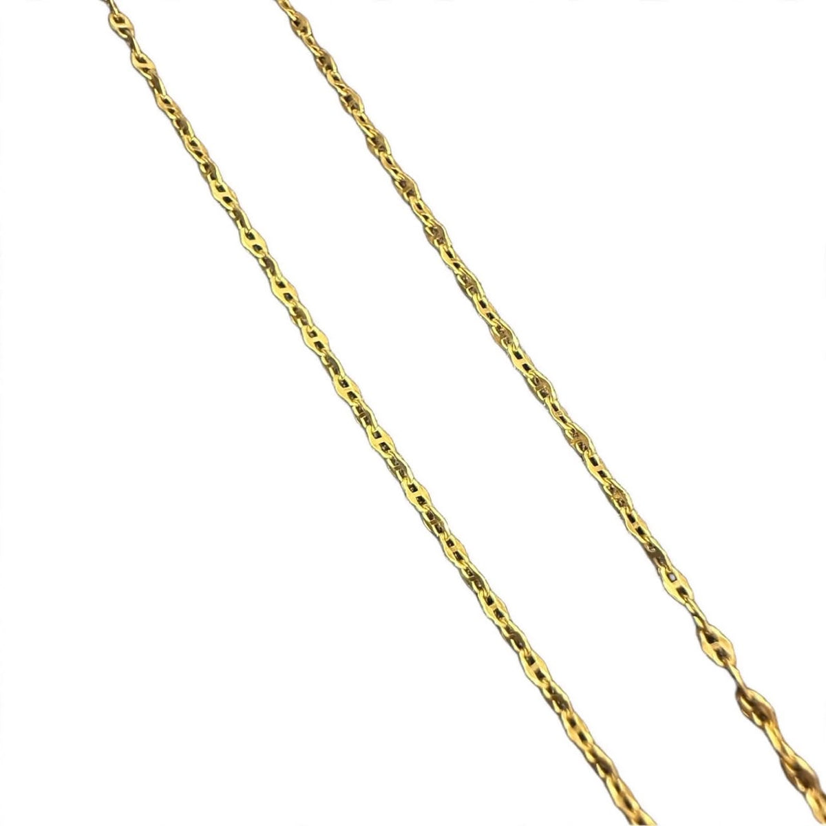 Flat Mariner Anchor Gucci Mariner Chain 14K Pure Gold
