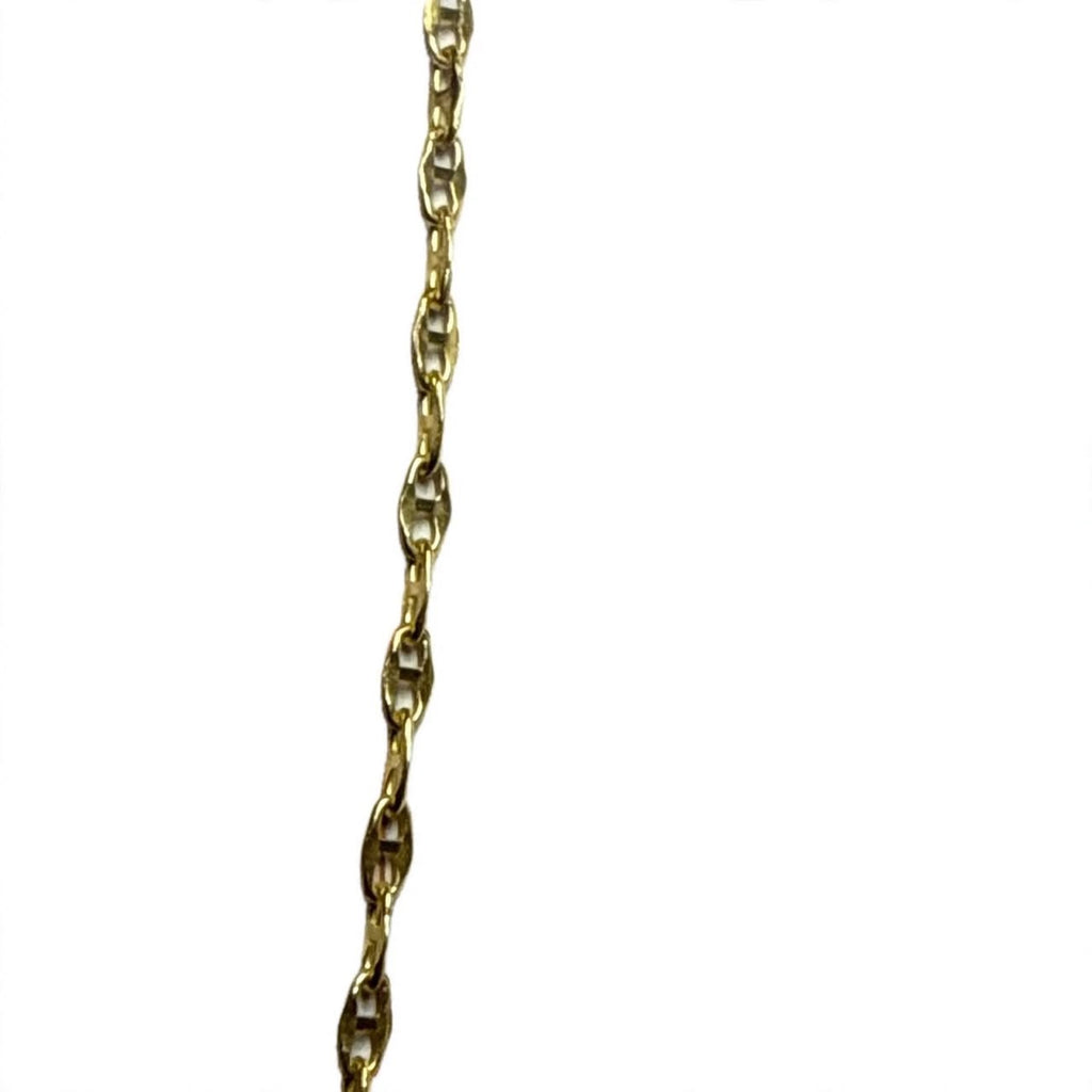 Flat Mariner Anchor Gucci Mariner Chain 14K Pure Gold
