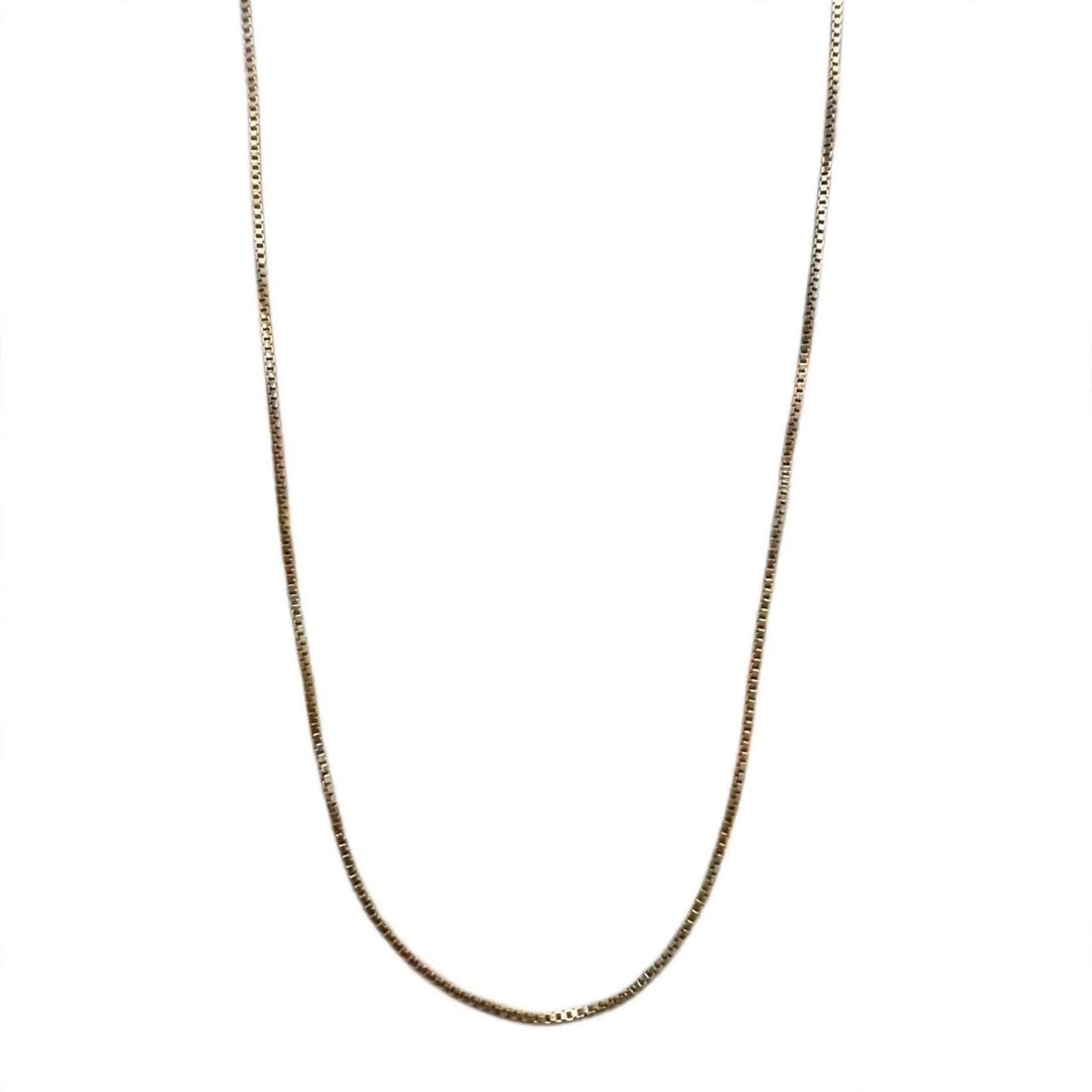 Box chain 14k pure gold Vintage 90s
