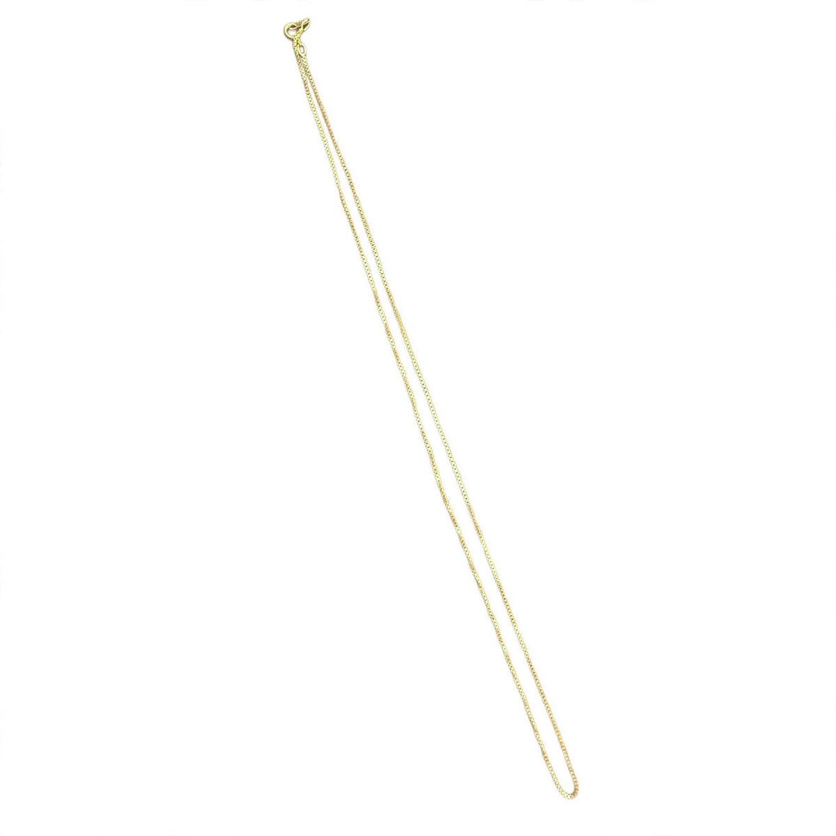 Box chain 14k pure gold Vintage 90s