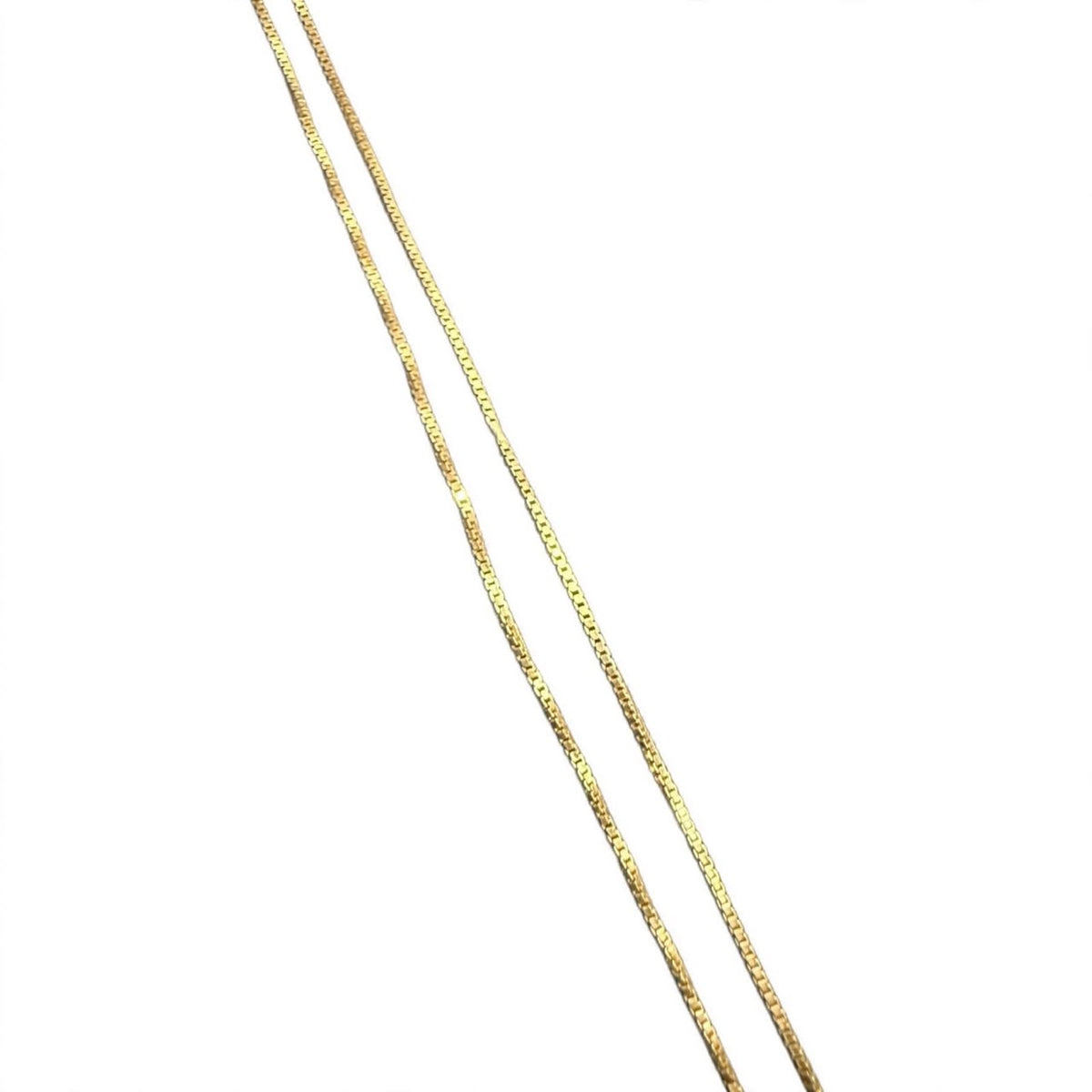 Box chain 14k pure gold Vintage 90s